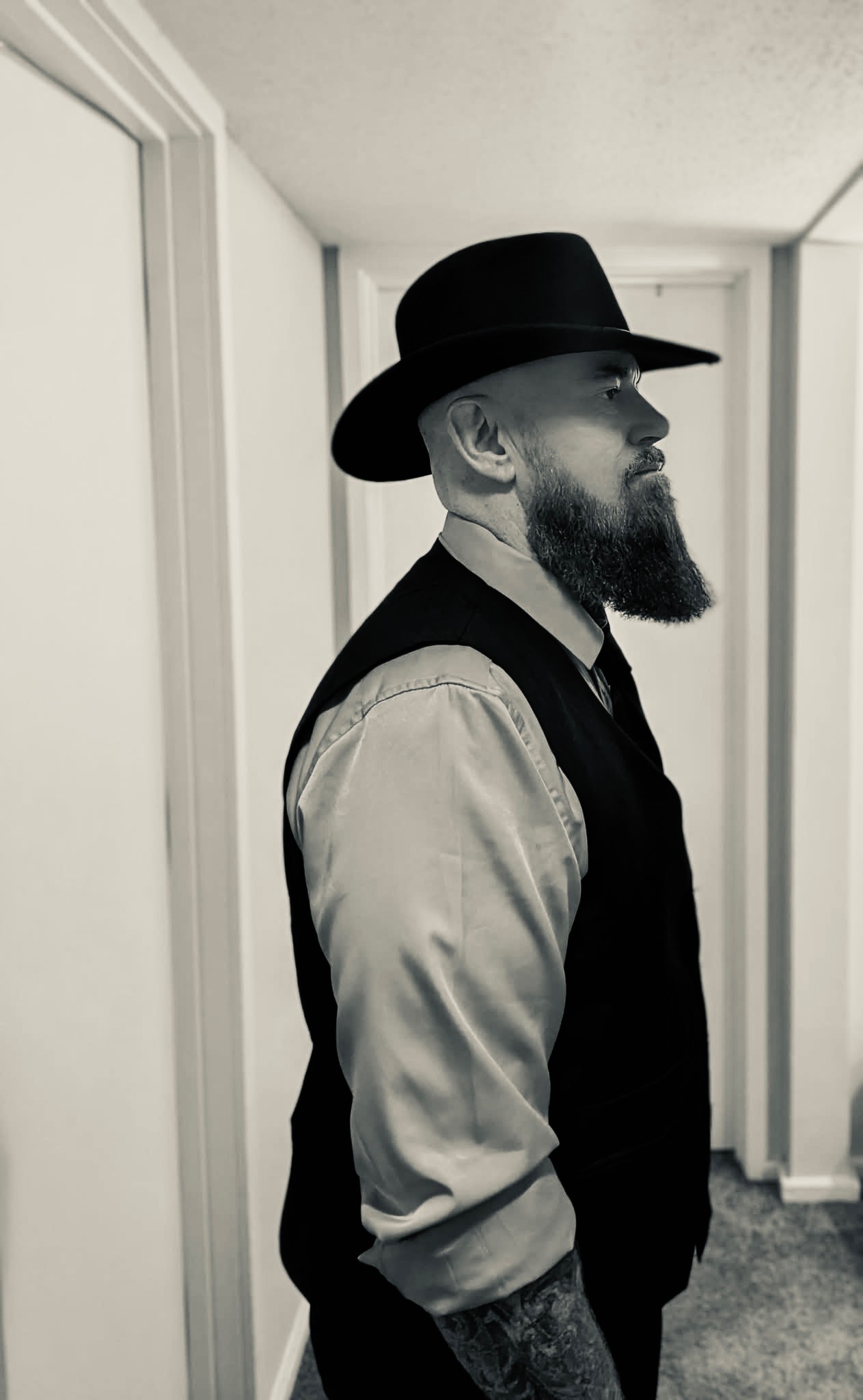 Client after a fresh haircut at Metal Haircut